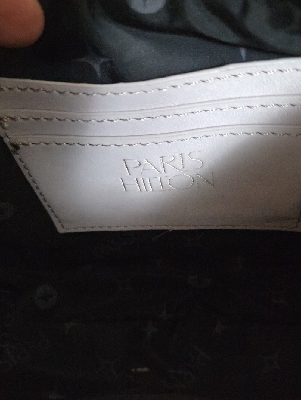 NWT Paris Hilton Lavender Faux-Leather Shoulder Bag with Lace-Up Detail - Picture 5 of 9